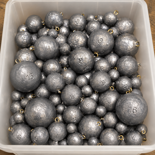 Cannon Ball Sinkers (1 oz - 8 oz)