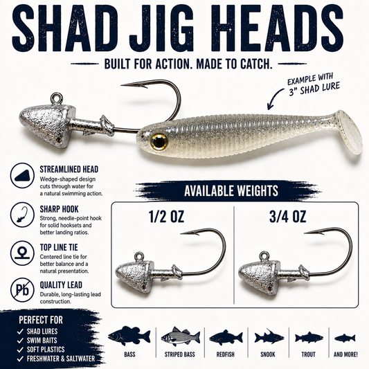 Shad Jig Heads Pack